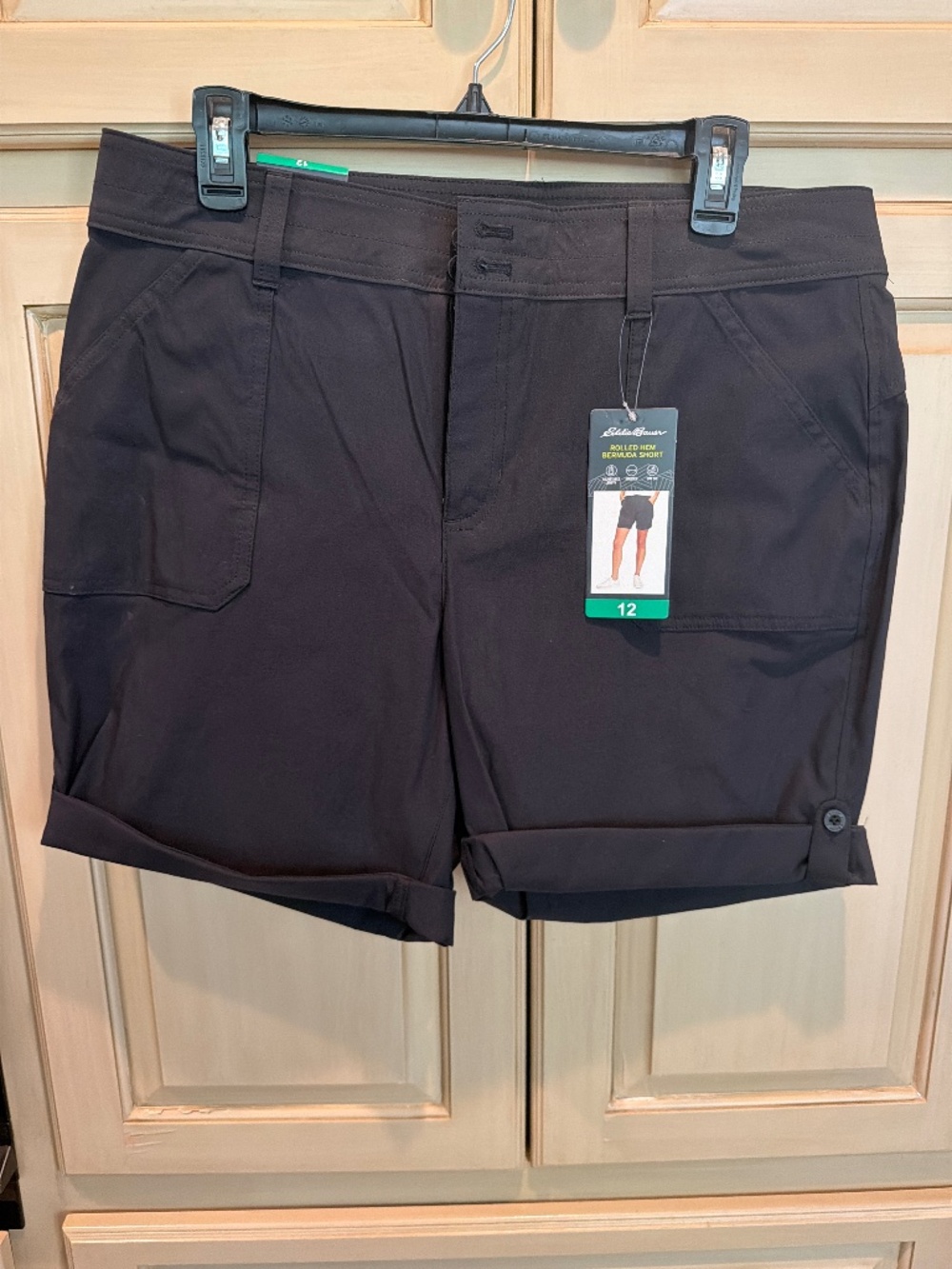 Eddie Bauer Rolled Hem Bermuda Shorts